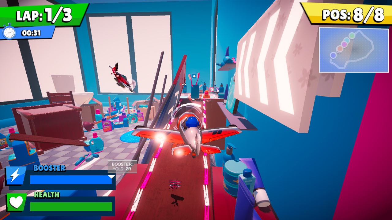 Airplane Race Simulator 2 Player Game