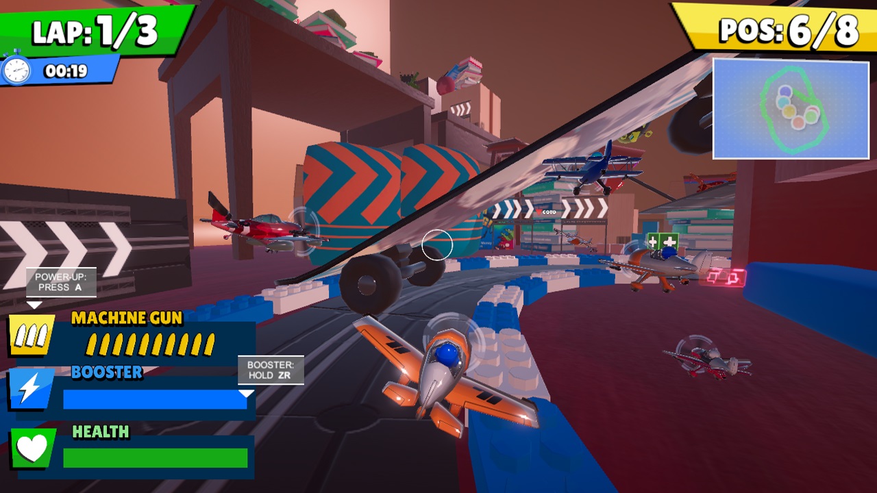 Airplane Race Simulator 2 Player Game