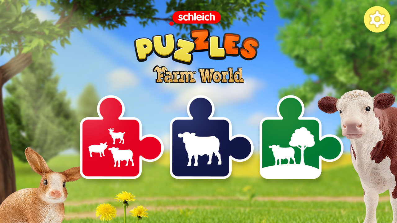 Schleich Puzzles: Farm World