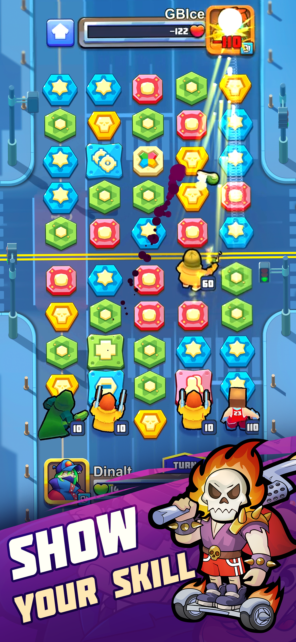 Puzzle Wars: Heroes