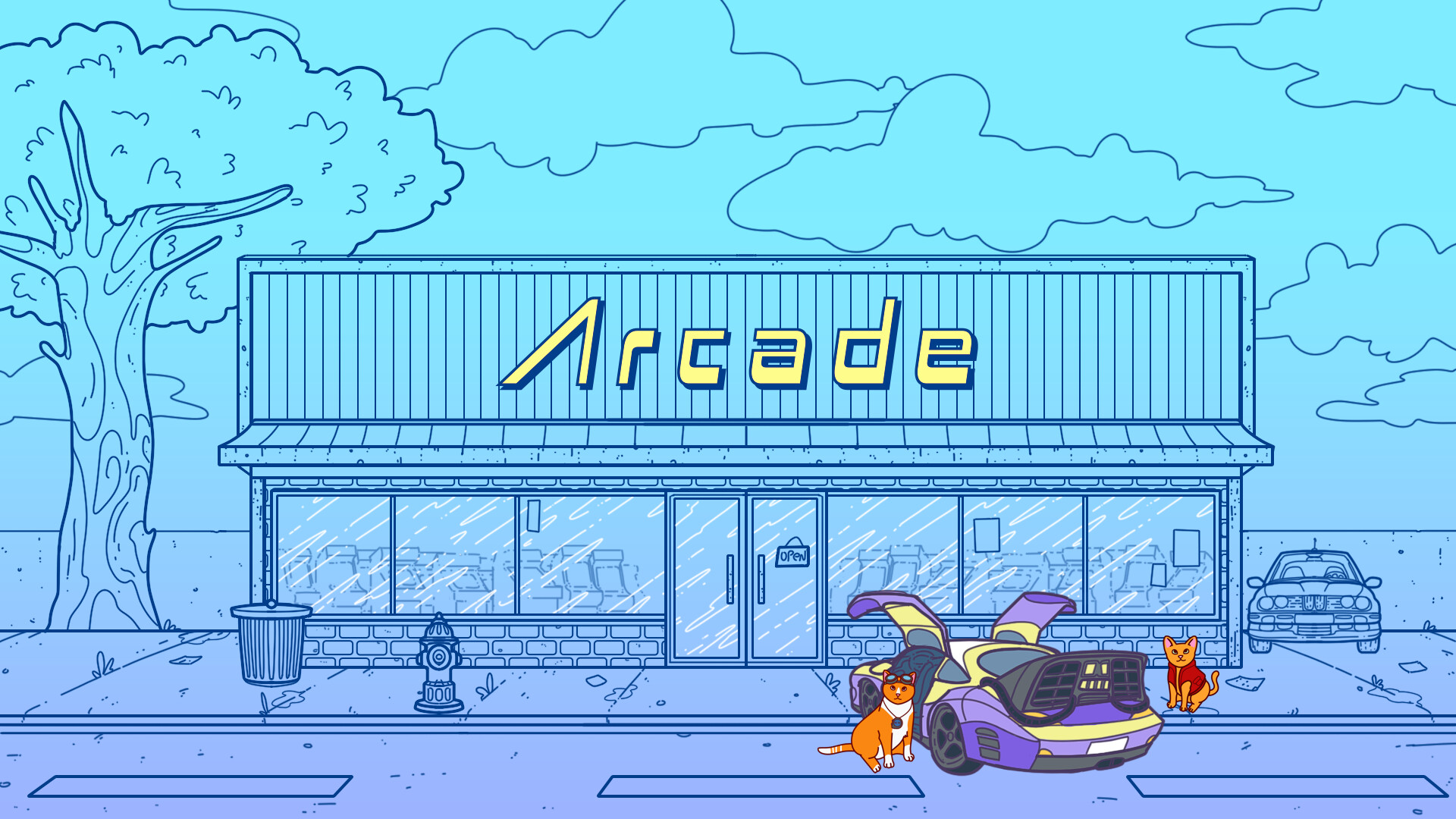 An Arcade Full of Cats