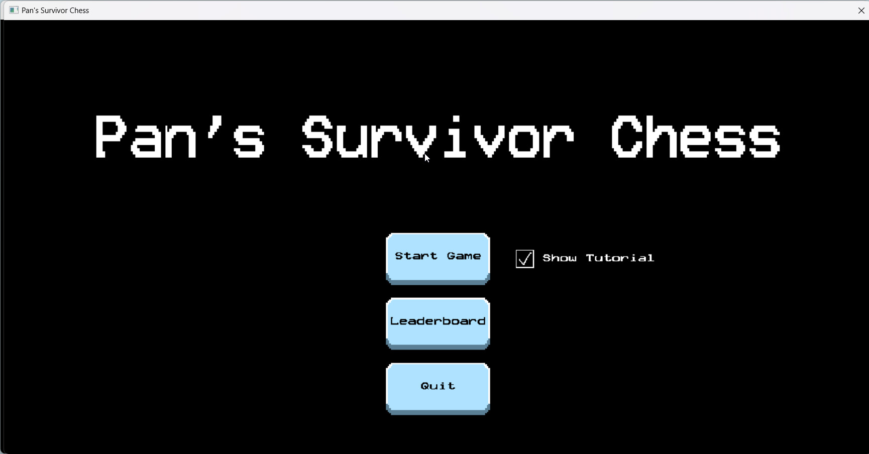 Pan’s Survivor Chess