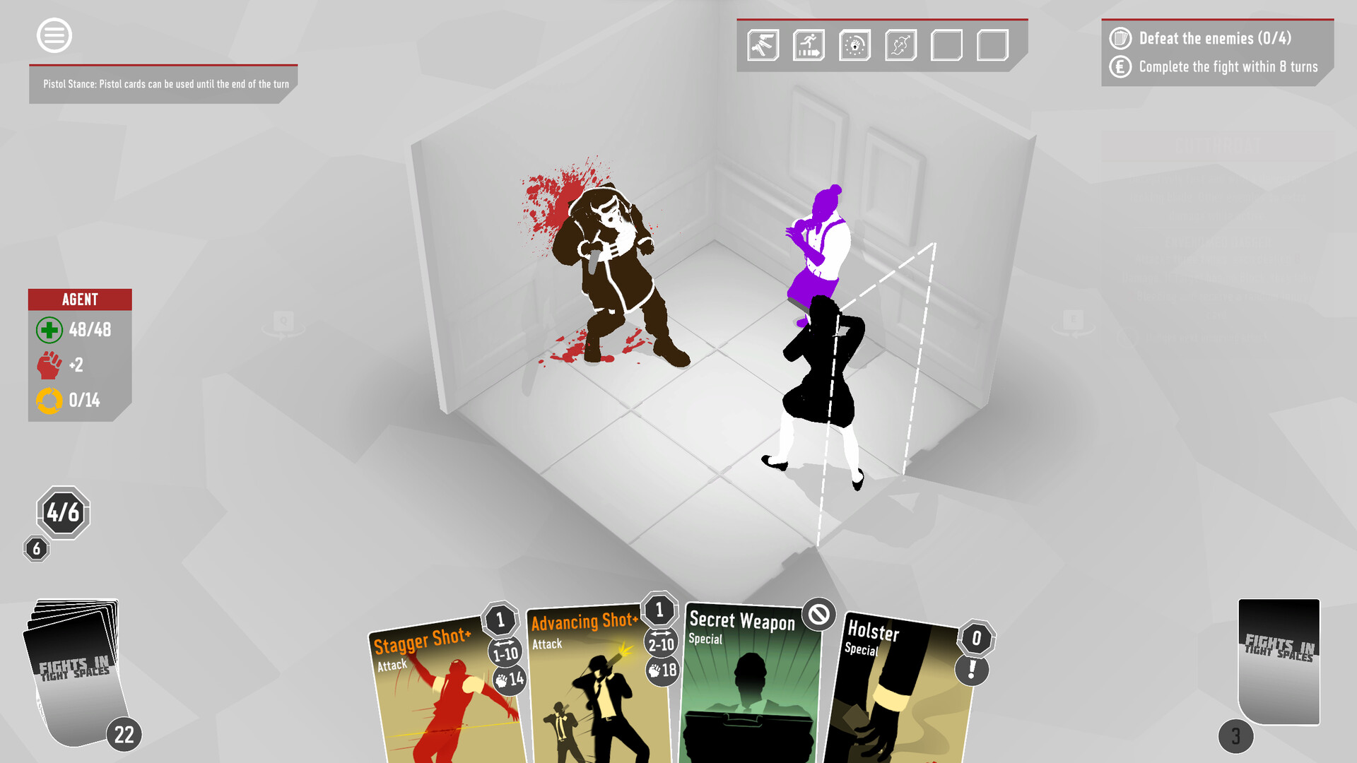 Fights in Tight Spaces: Weapon of Choice