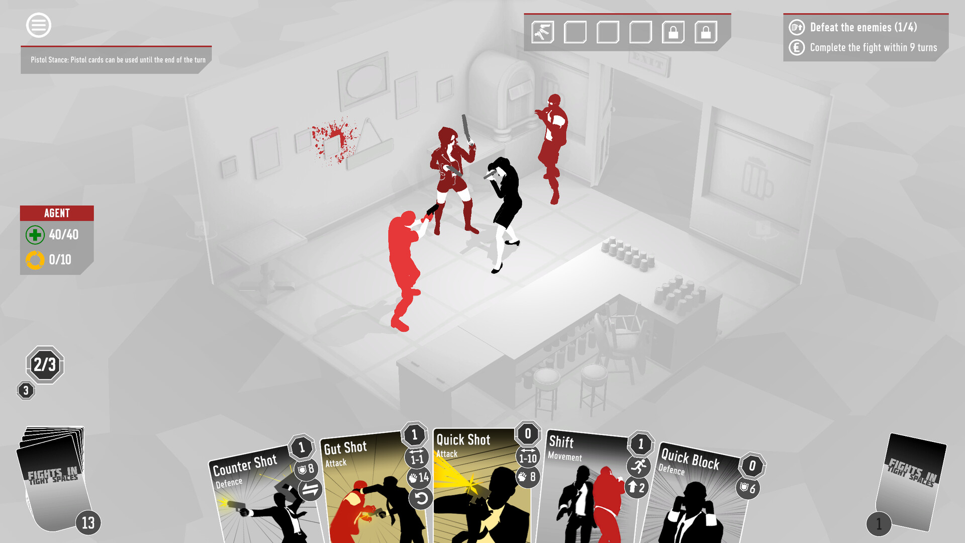 Fights in Tight Spaces: Weapon of Choice