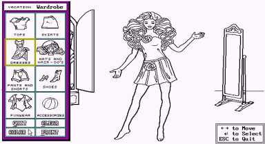 Barbie PC Fashion Design &amp; Color