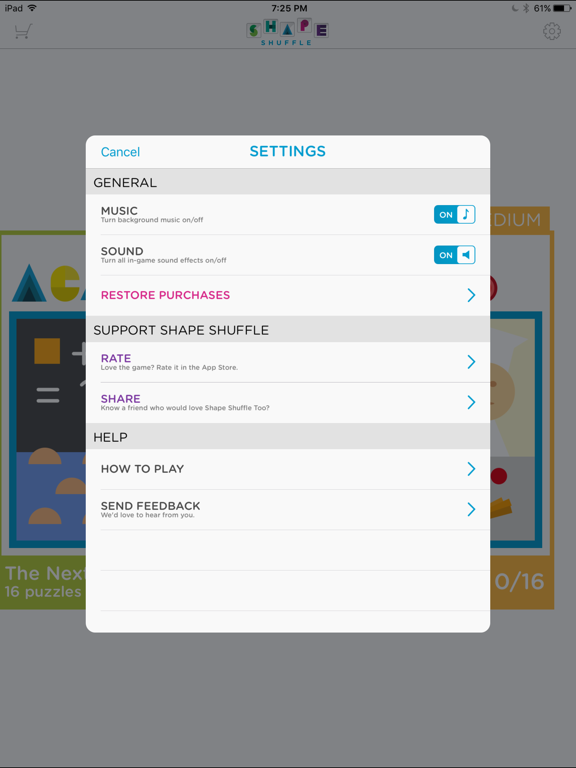 Shape Shuffle: A Shape Saga