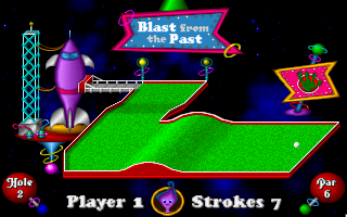 Fuzzy’s Cosmic Space Golf