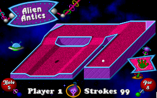 Fuzzy’s Cosmic Space Golf
