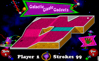Fuzzy’s Cosmic Space Golf