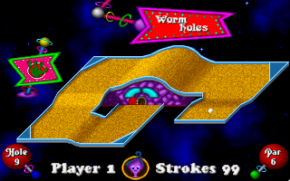 Fuzzy’s Cosmic Space Golf