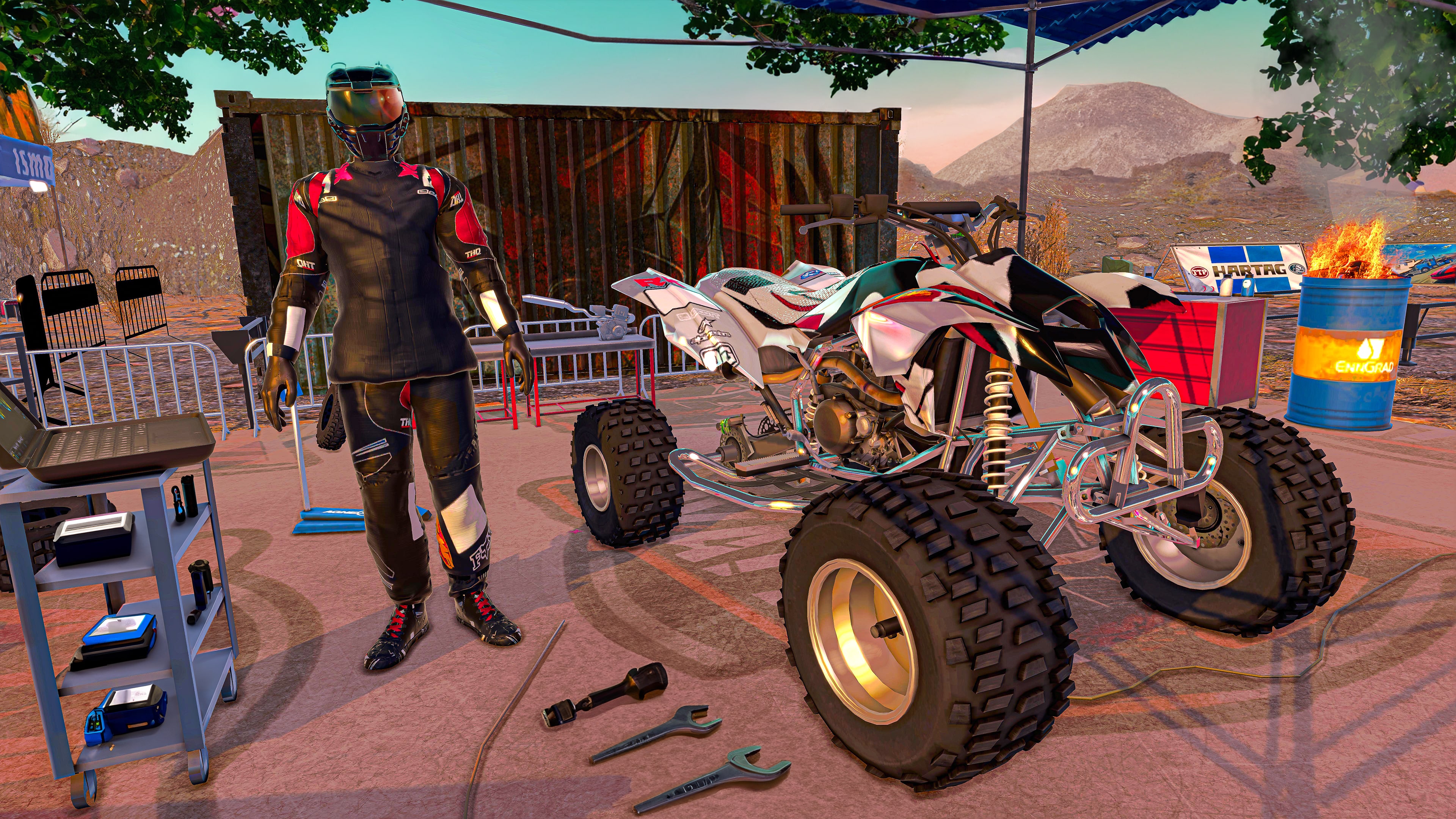 ATV Monster Racing Simulator Rally Cross
