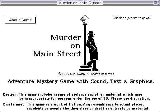 Murder on Mainstreet