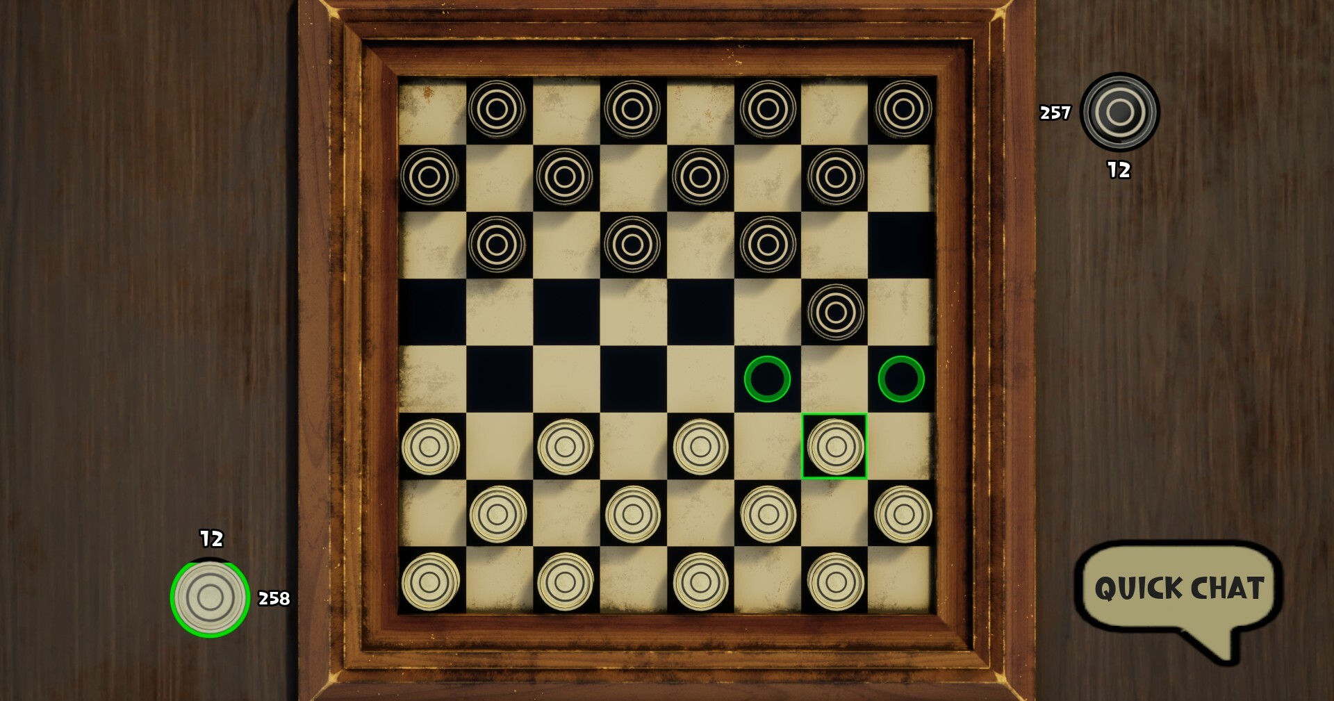 Competitive Checkers
