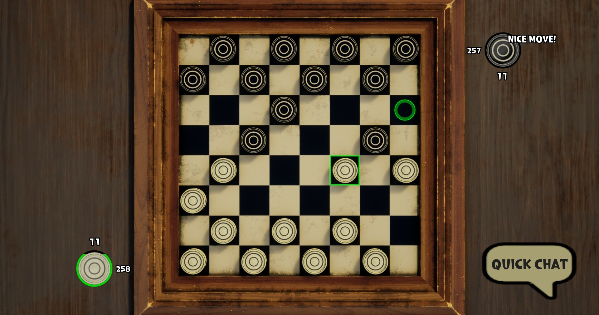 Competitive Checkers