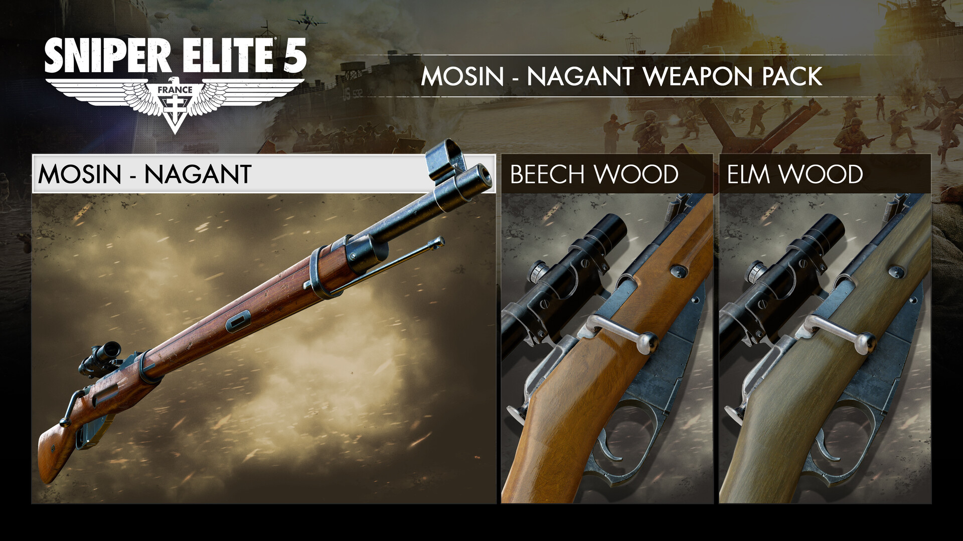Sniper Elite 5: Rough Landing – Mission and Weapon Pack