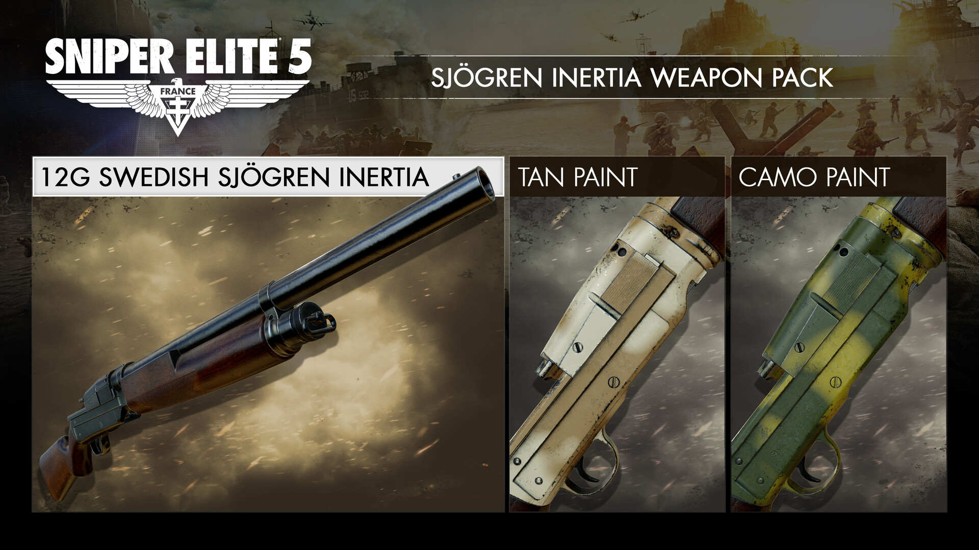 Sniper Elite 5: Rough Landing – Mission and Weapon Pack