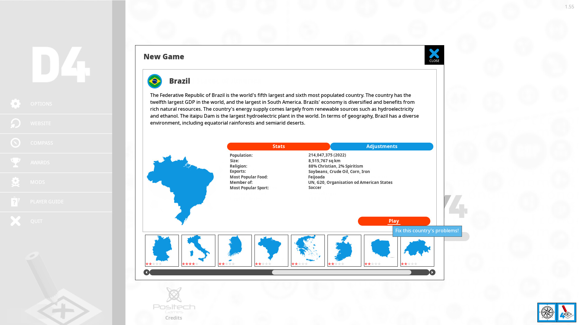 Democracy 4: Country Pack
