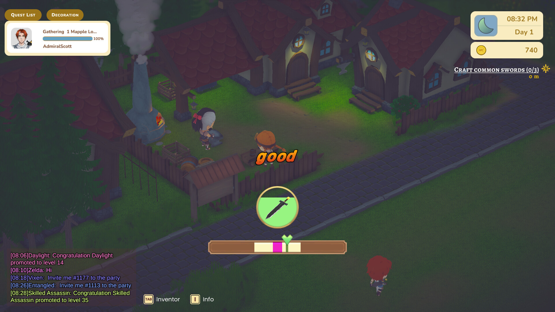 NPC Ville: The Story of the Blacksmith