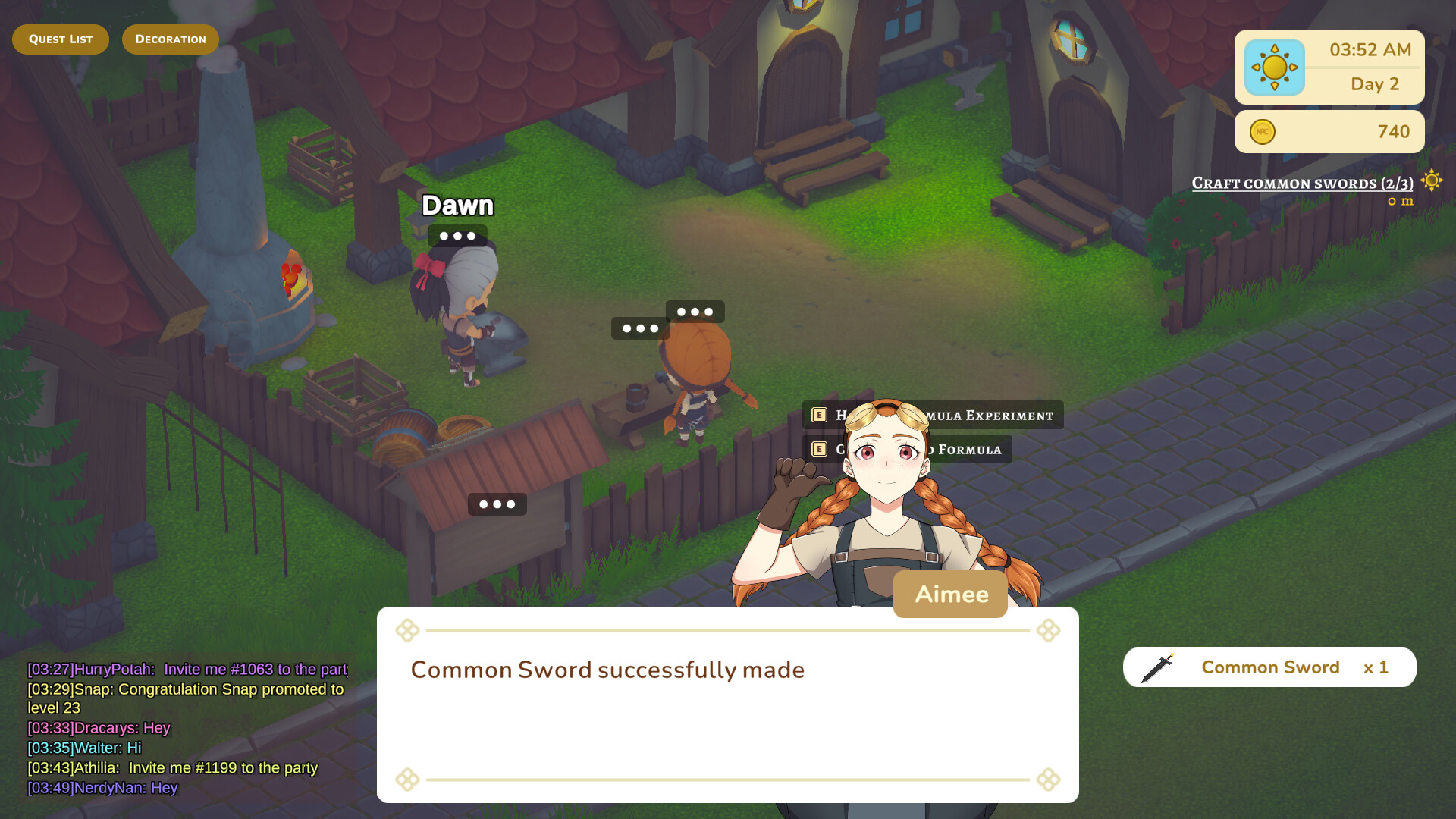 NPC Ville: The Story of the Blacksmith
