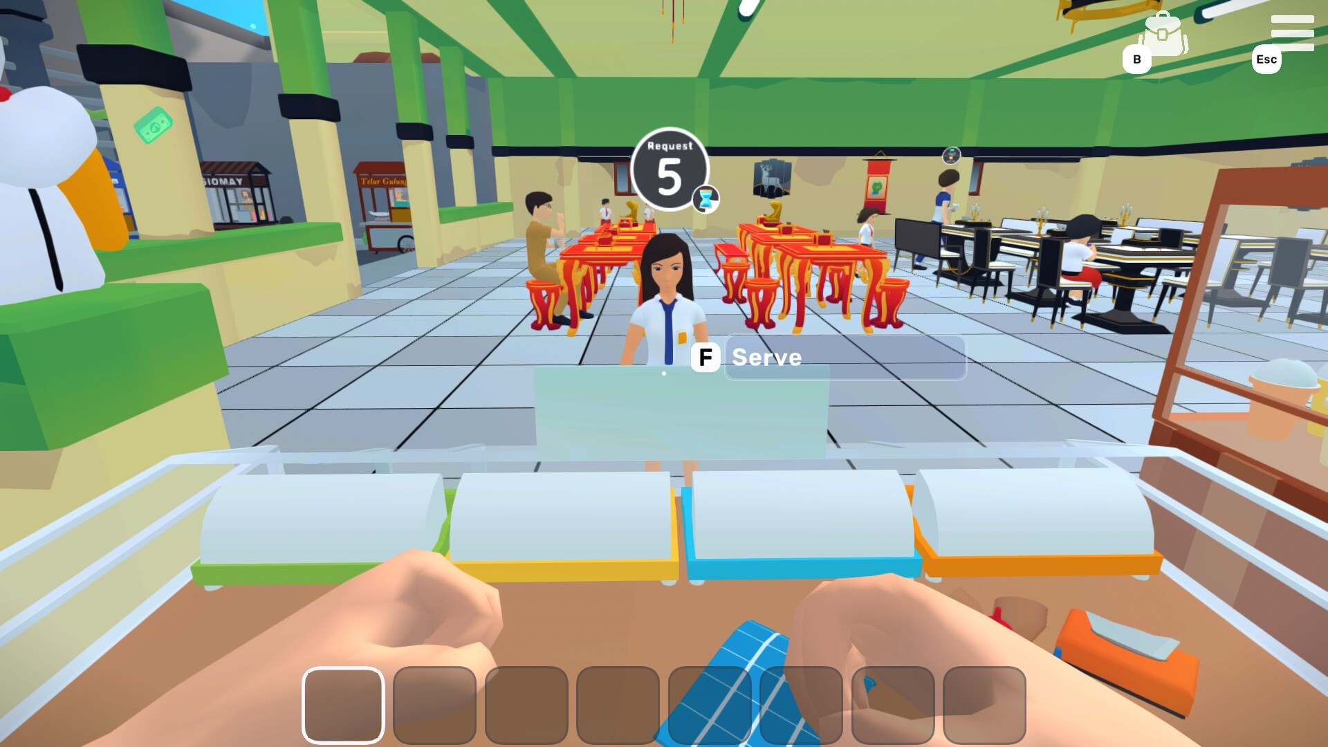 School Cafeteria Simulator