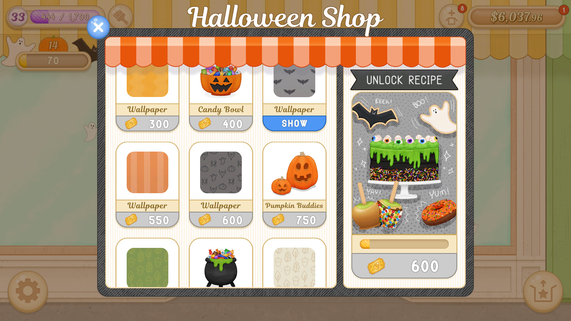 Baker Business 3: Halloween Pack