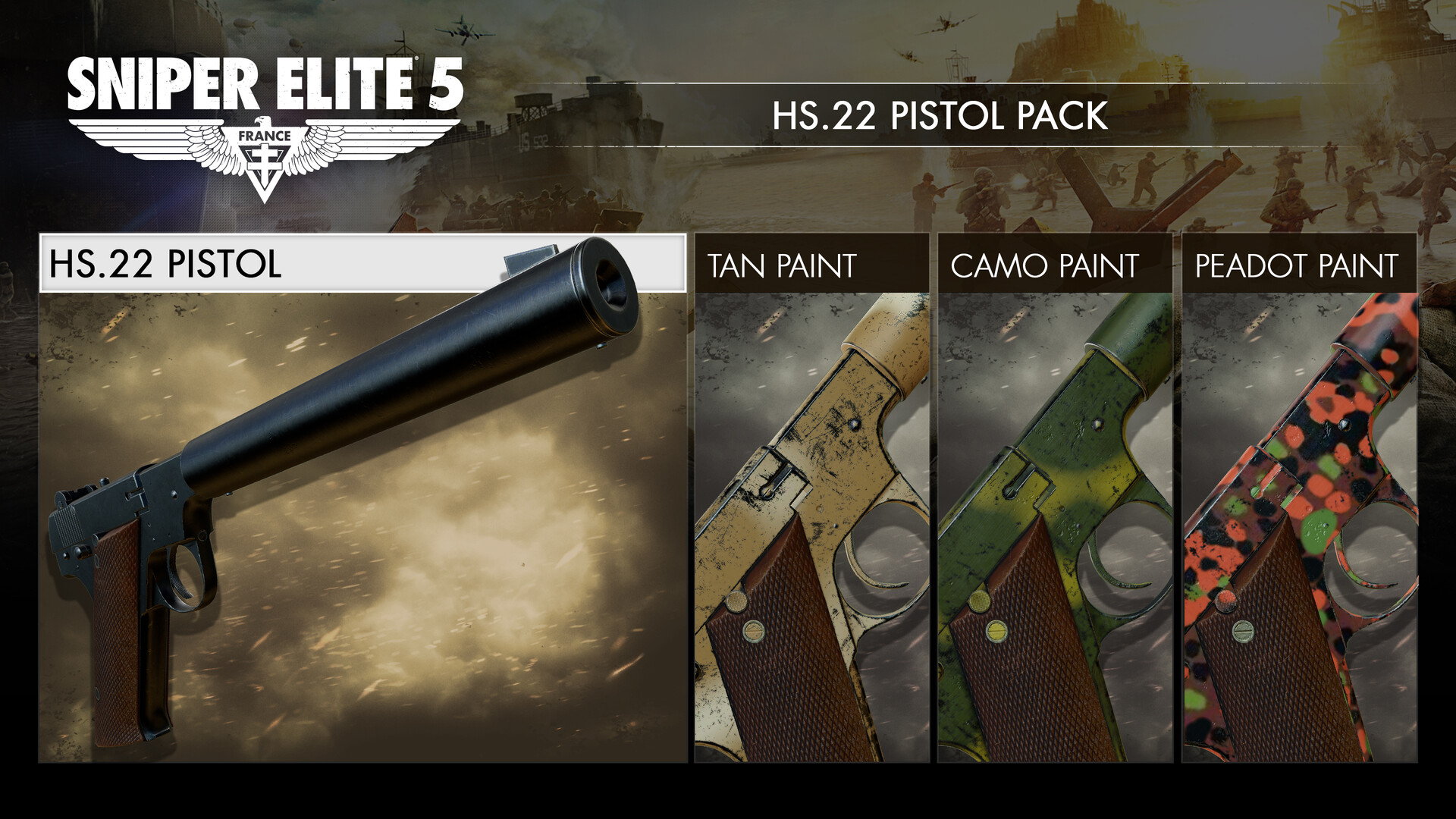 Sniper Elite 5: Concealed Target Weapon and Skin Pack