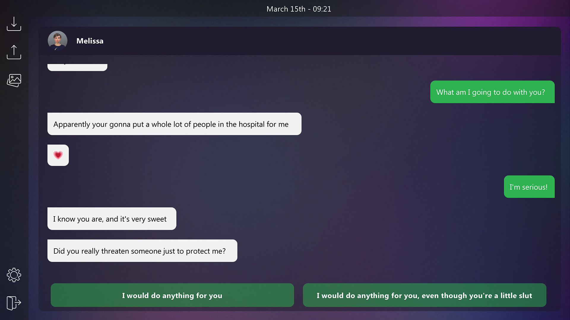 Dirty Texts: Melissa’s Secret