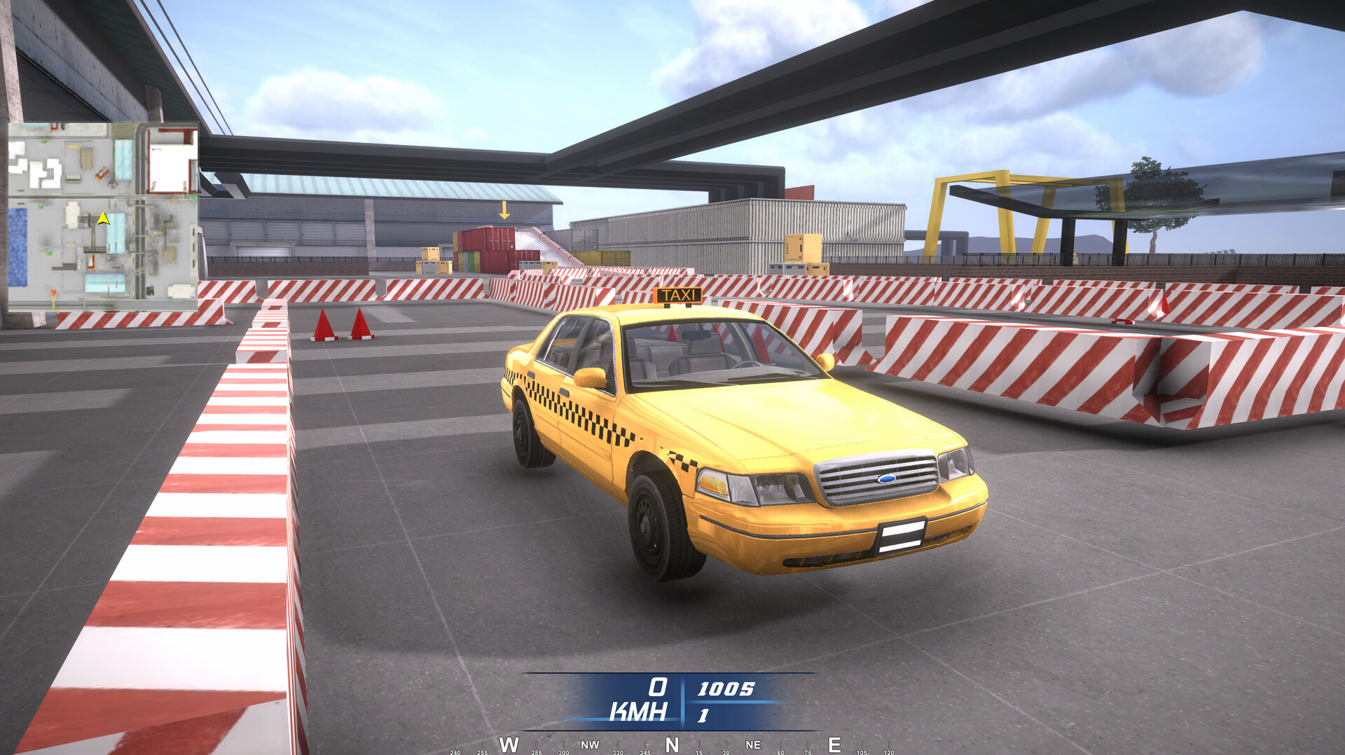 Taxi Simulator in City