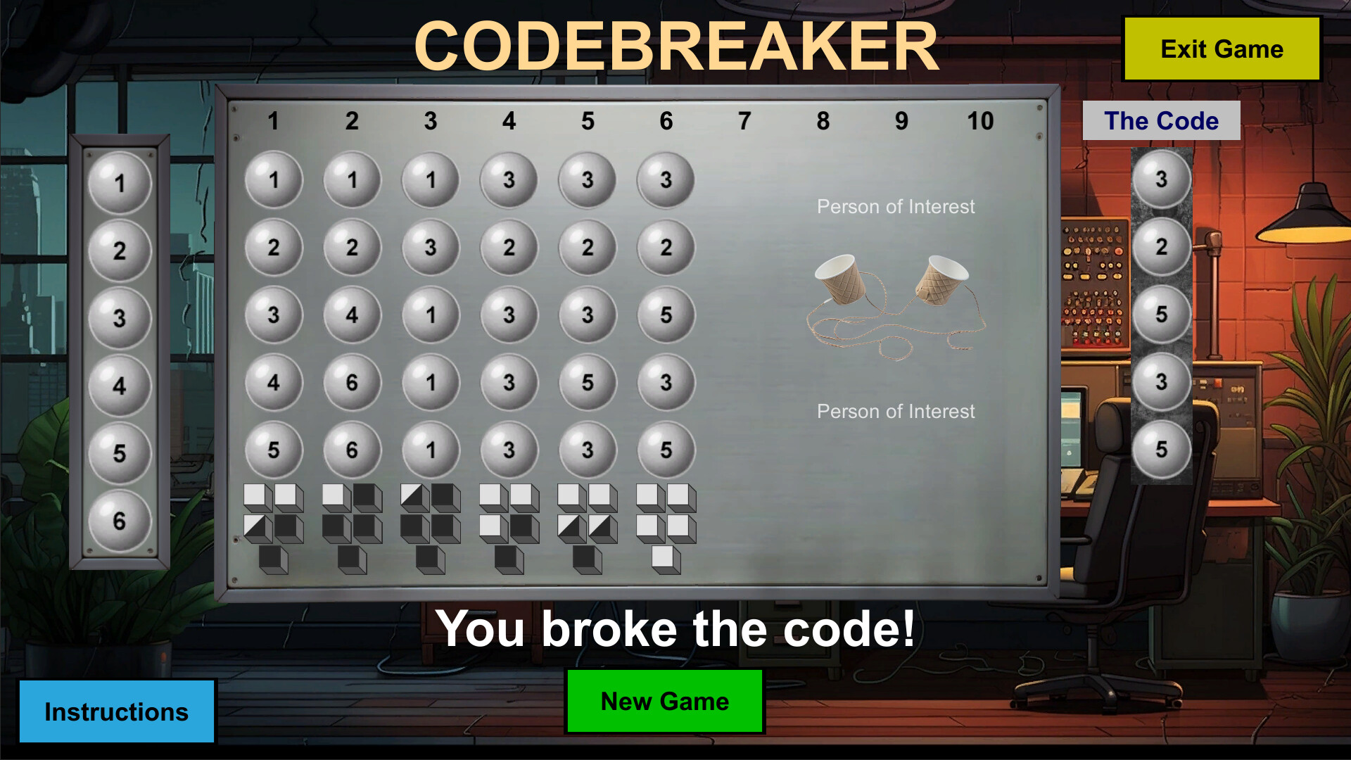 Codebreaker: Defuse or Boom