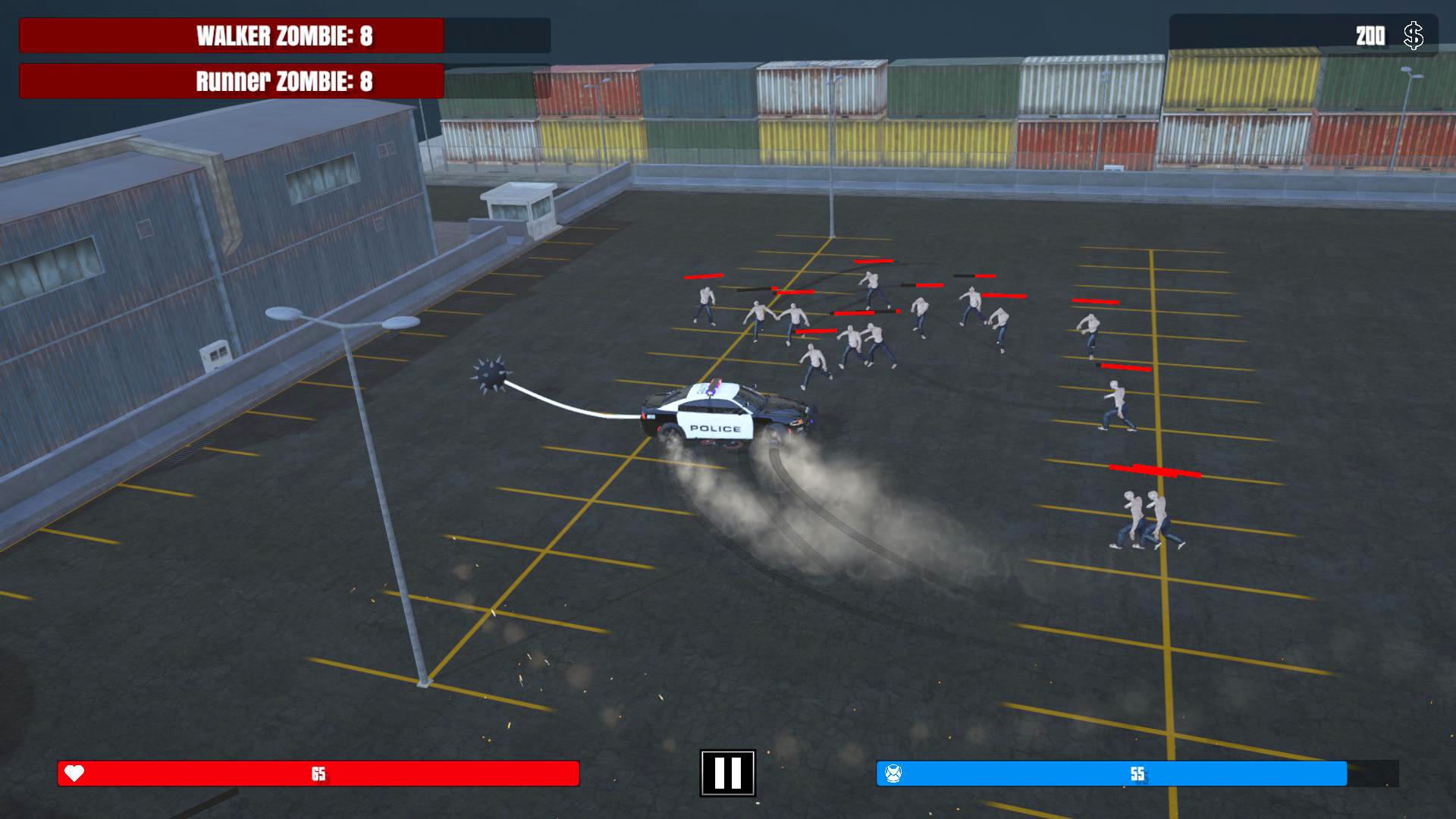 Drift Cars Zombie Crusher