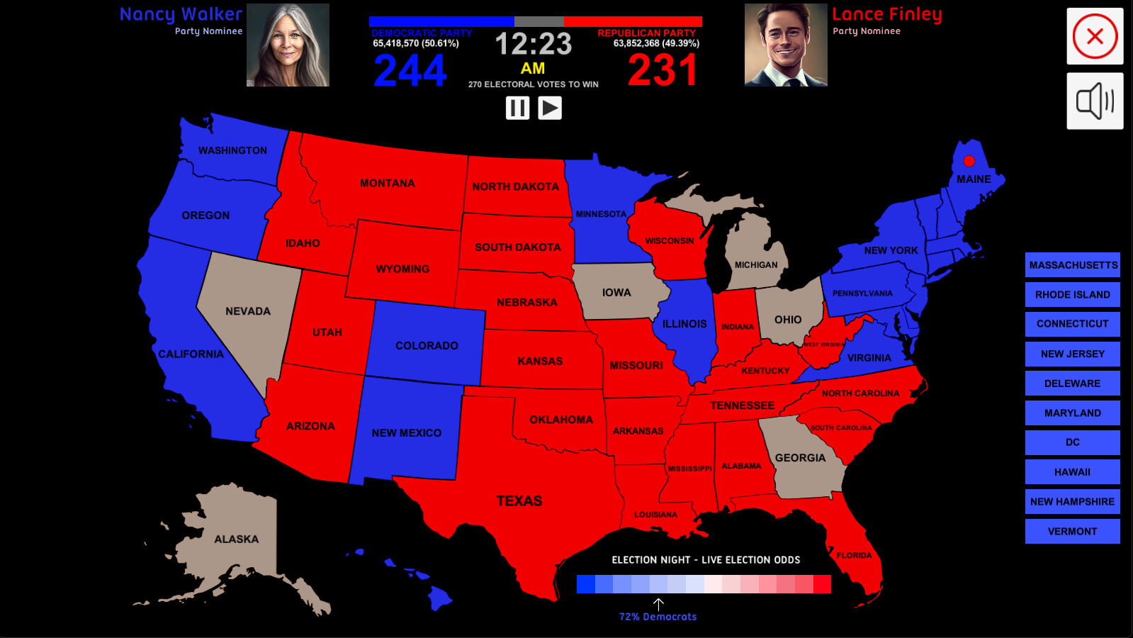 2024 U.S. Election Simulator