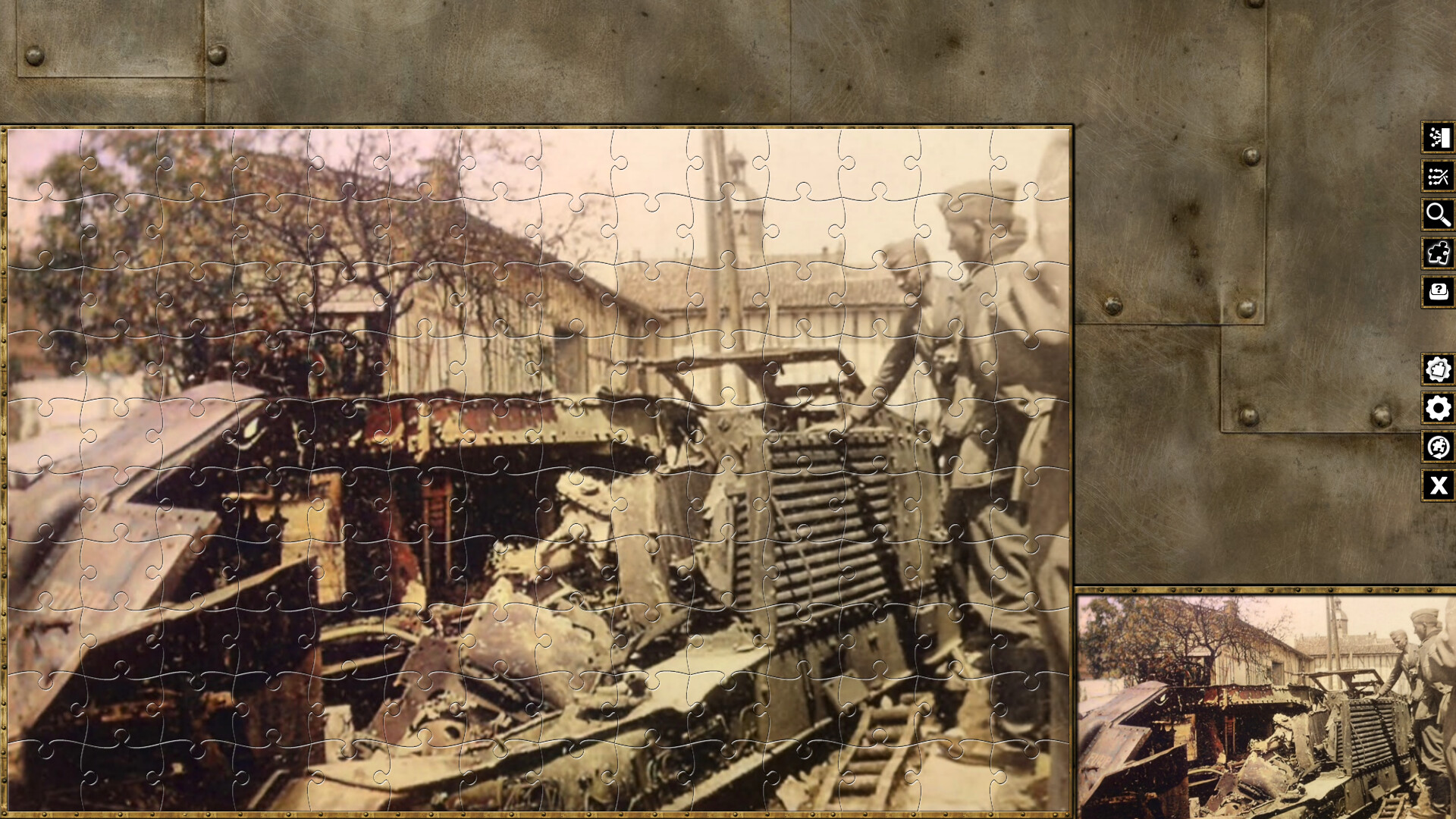 Pixel Puzzles WW2 Jigsaw: French Tanks