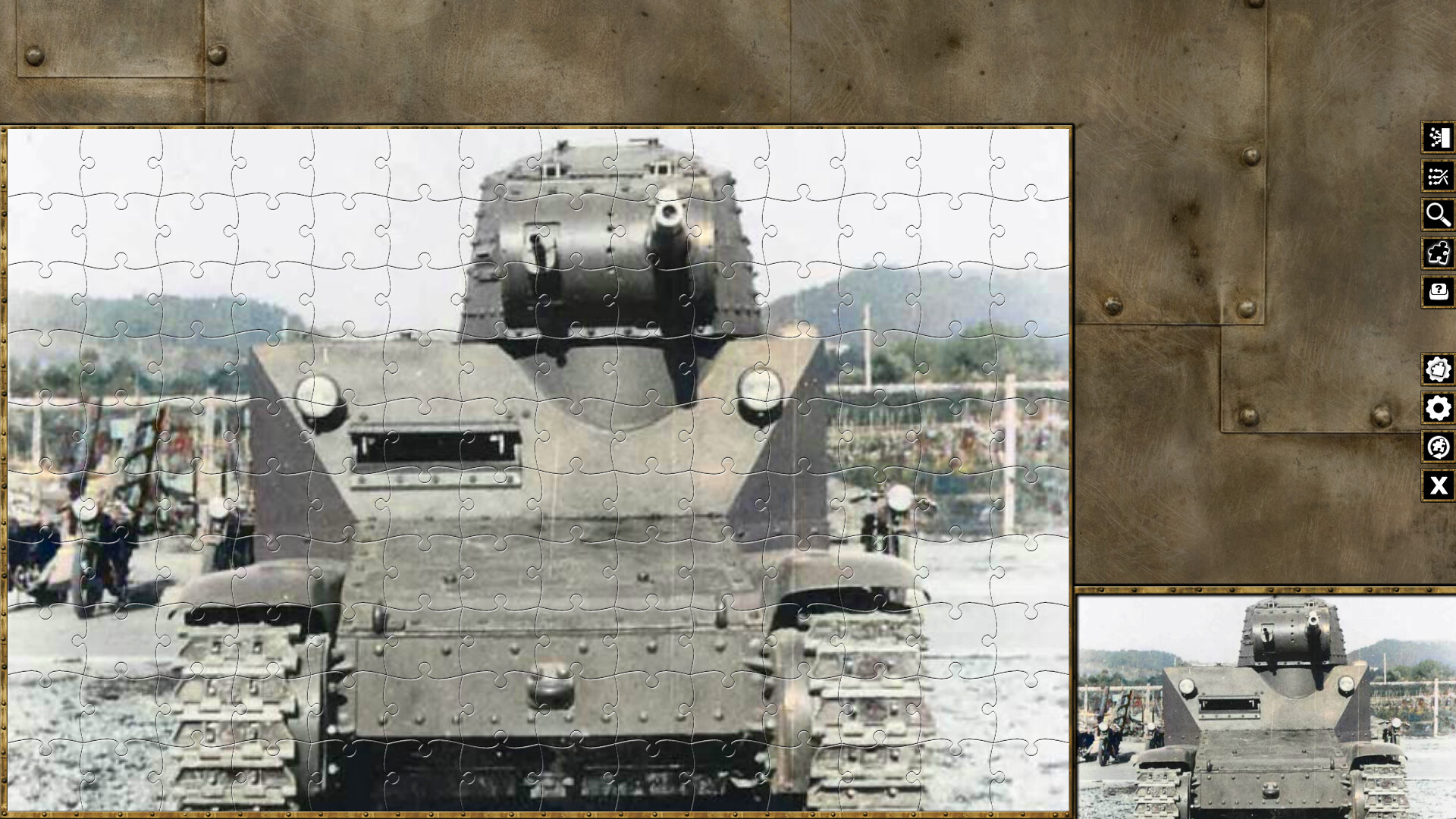 Pixel Puzzles WW2 Jigsaw: Italian Tanks