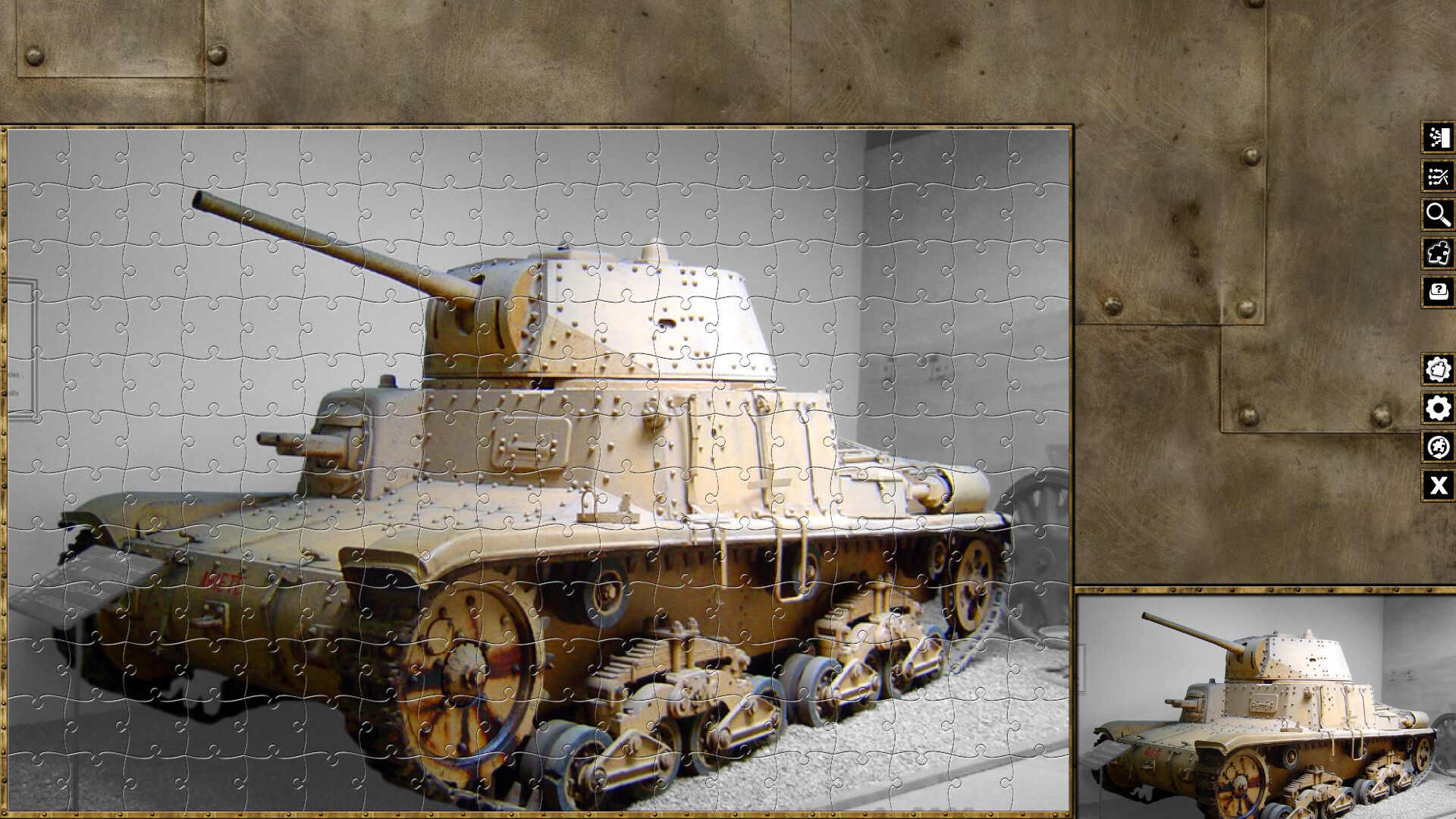 Pixel Puzzles WW2 Jigsaw: Italian Tanks