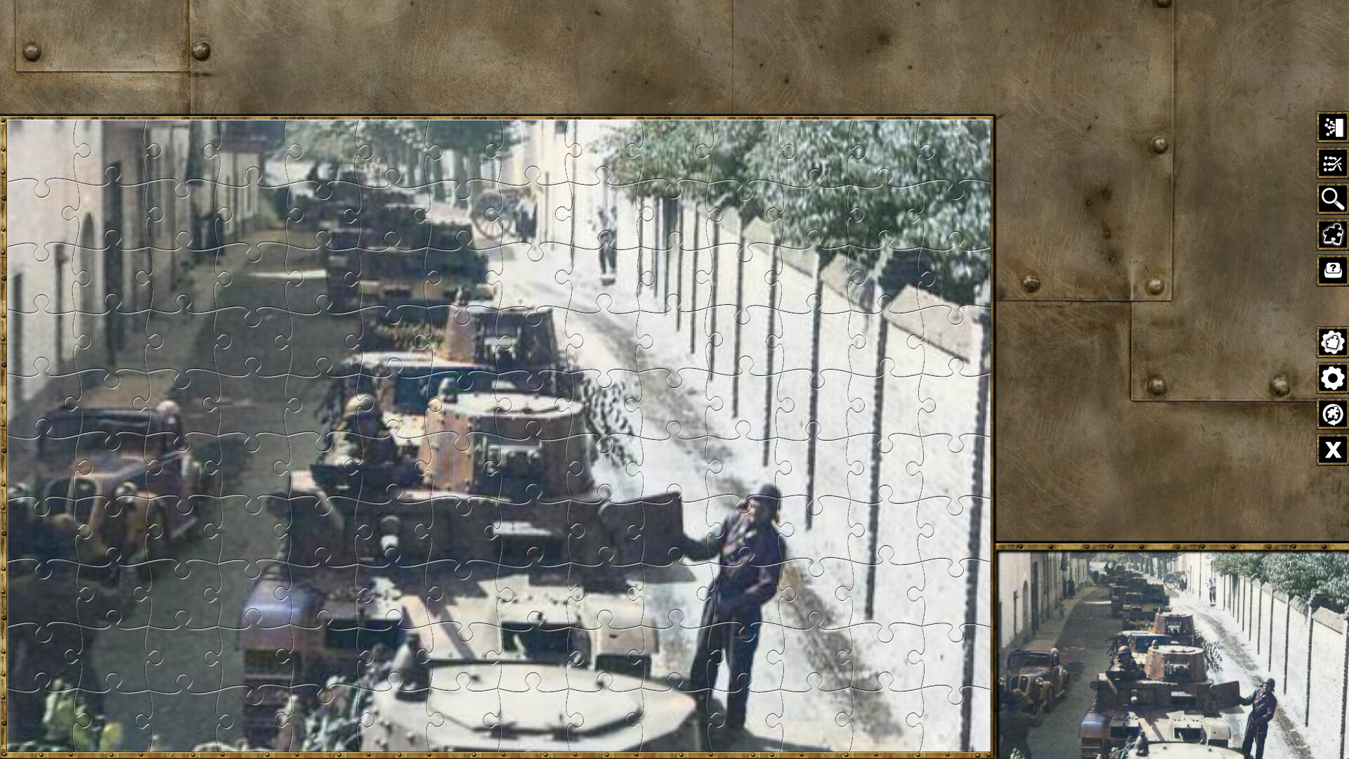 Pixel Puzzles WW2 Jigsaw: Italian Tanks