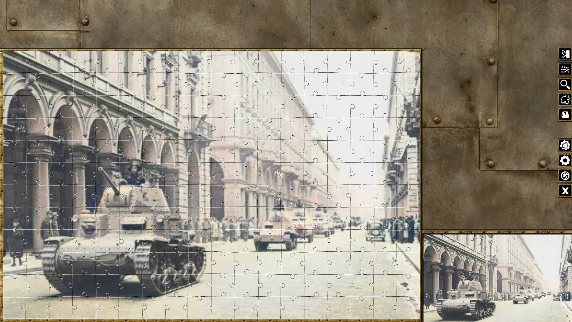 Pixel Puzzles WW2 Jigsaw: Italian Tanks