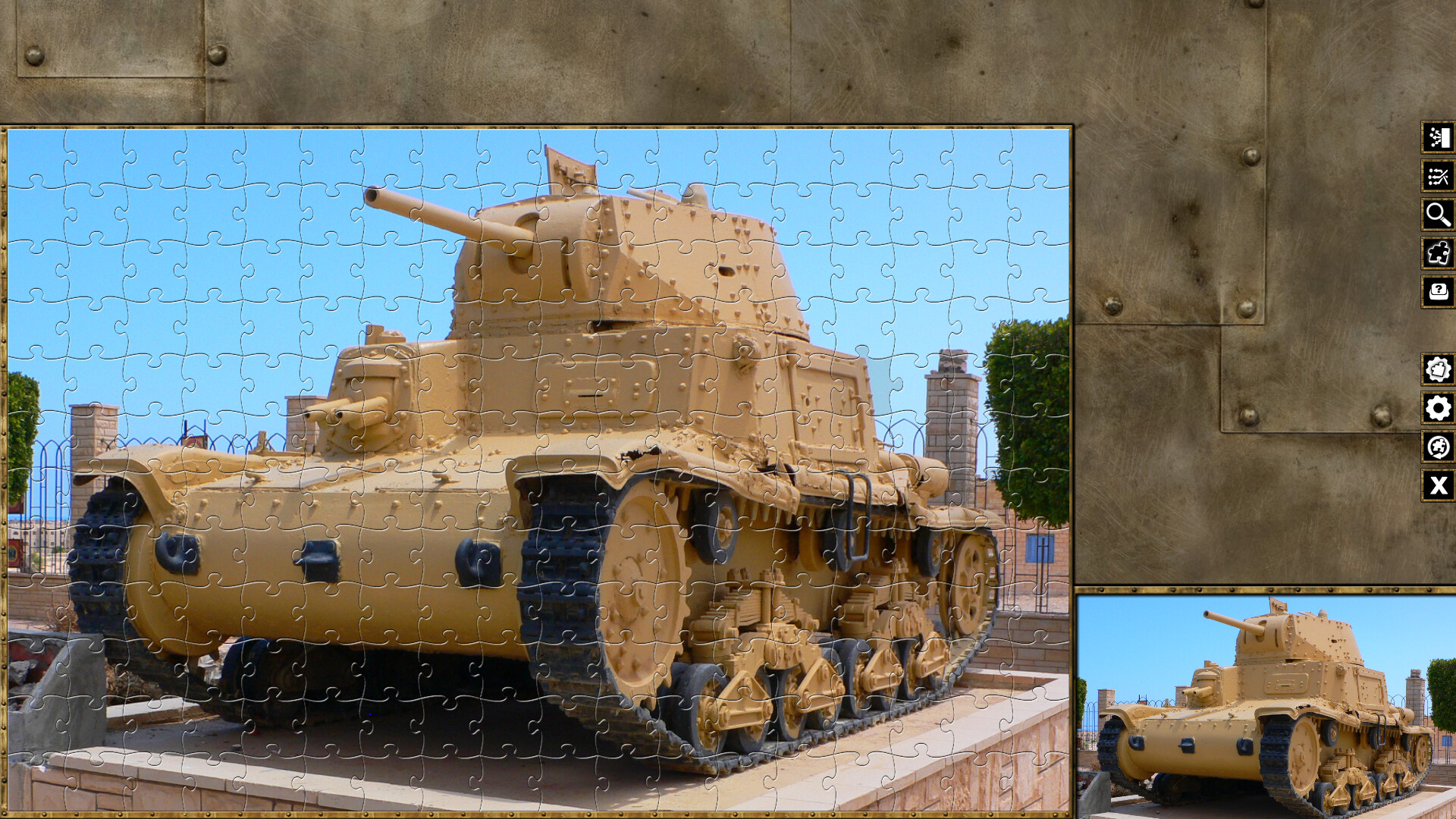 Pixel Puzzles WW2 Jigsaw: Italian Tanks