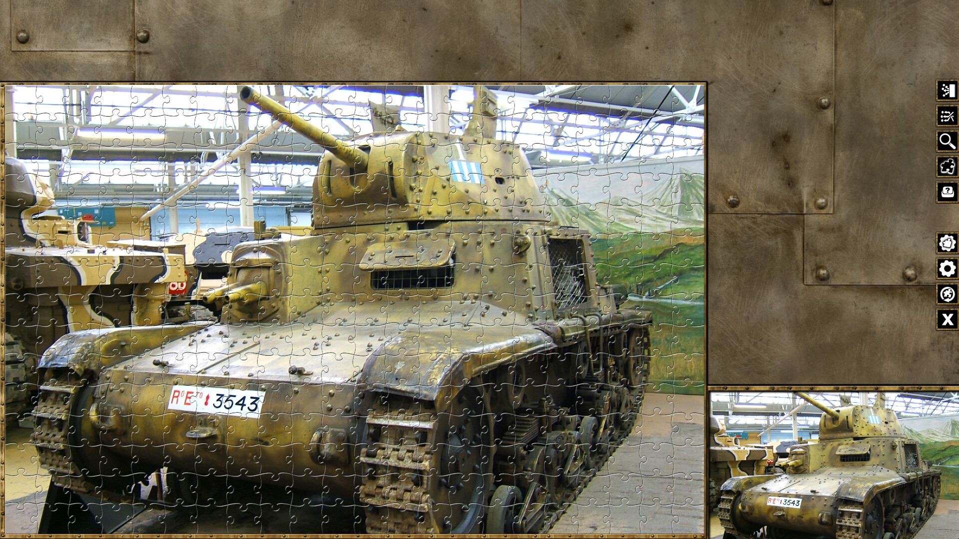 Pixel Puzzles WW2 Jigsaw: Italian Tanks