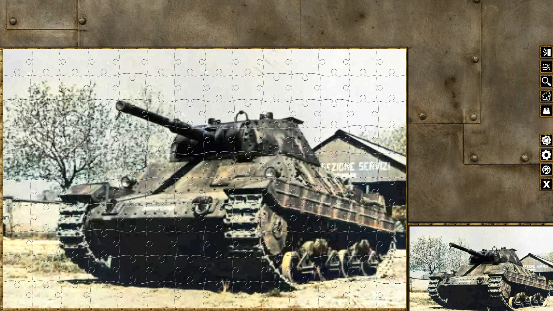 Pixel Puzzles WW2 Jigsaw: Italian Tanks