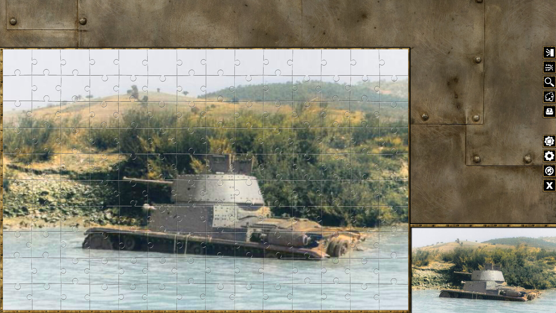 Pixel Puzzles WW2 Jigsaw: Italian Tanks