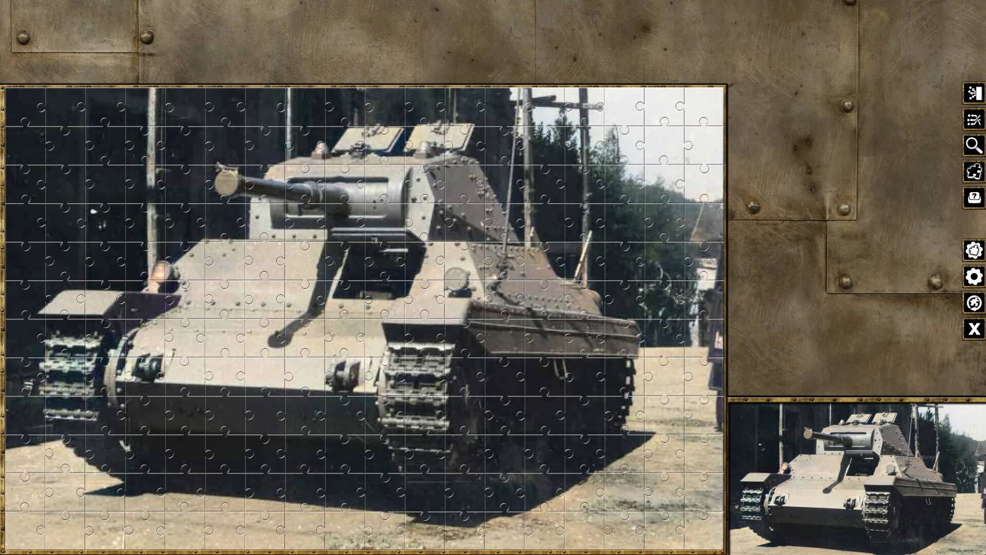 Pixel Puzzles WW2 Jigsaw: Italian Tanks
