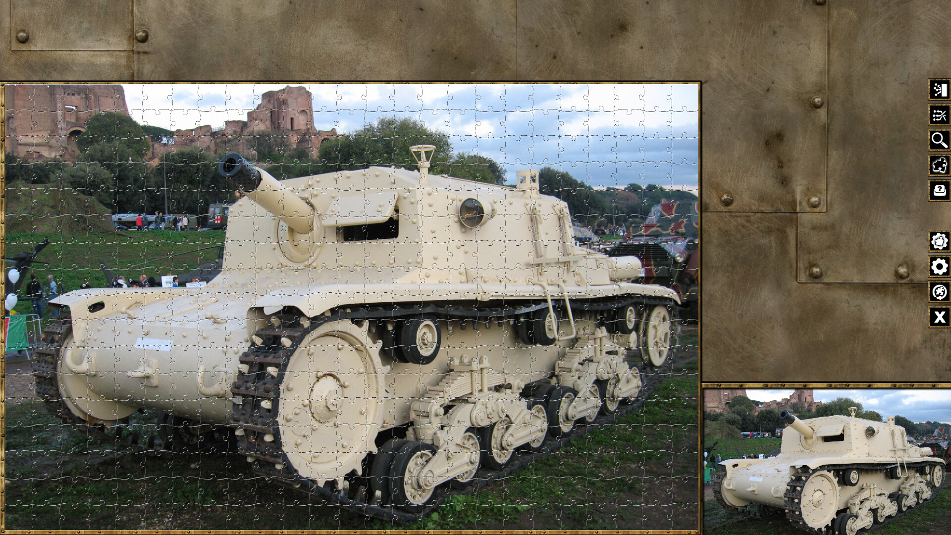 Pixel Puzzles WW2 Jigsaw: Italian Tanks