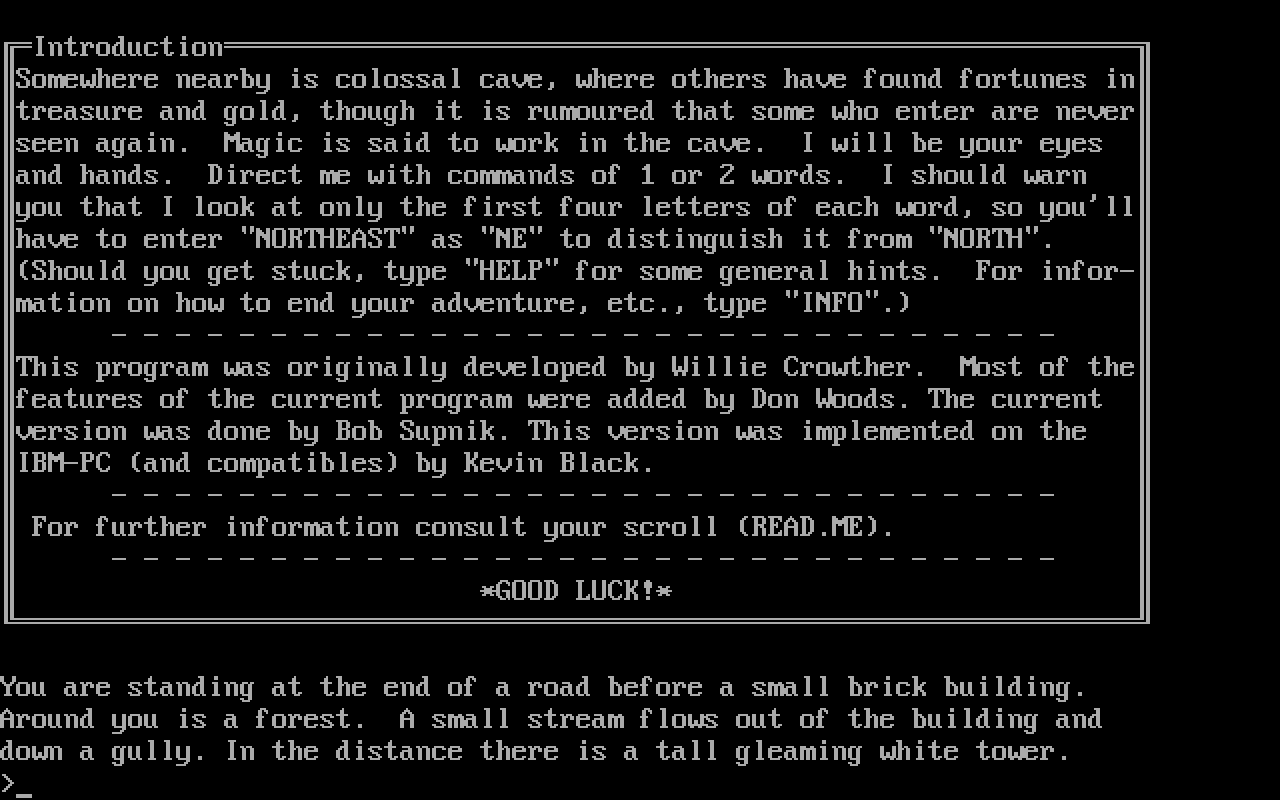 Colossal Cave Adventure