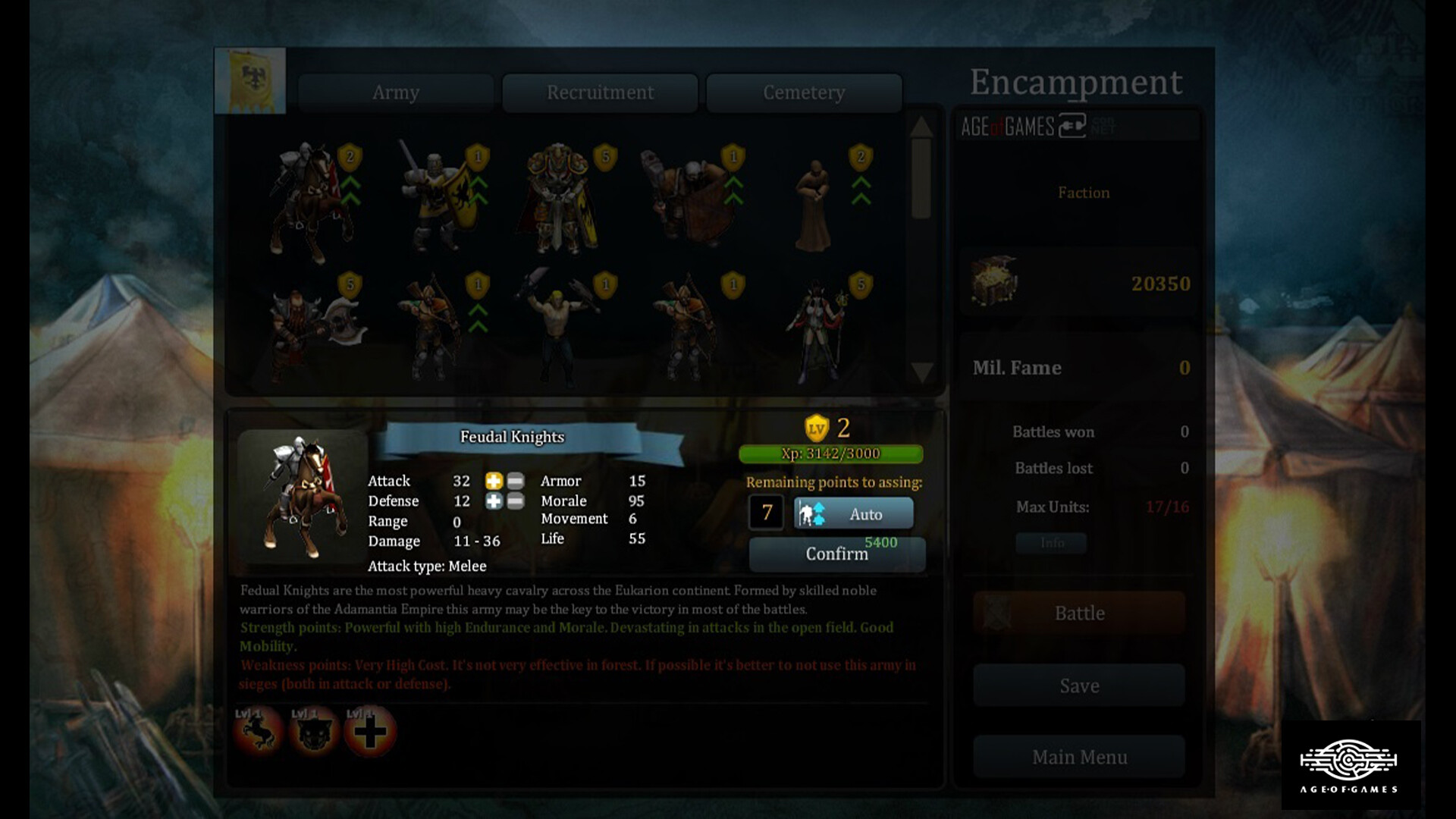 Fantasy Kommander: Eukarion Wars