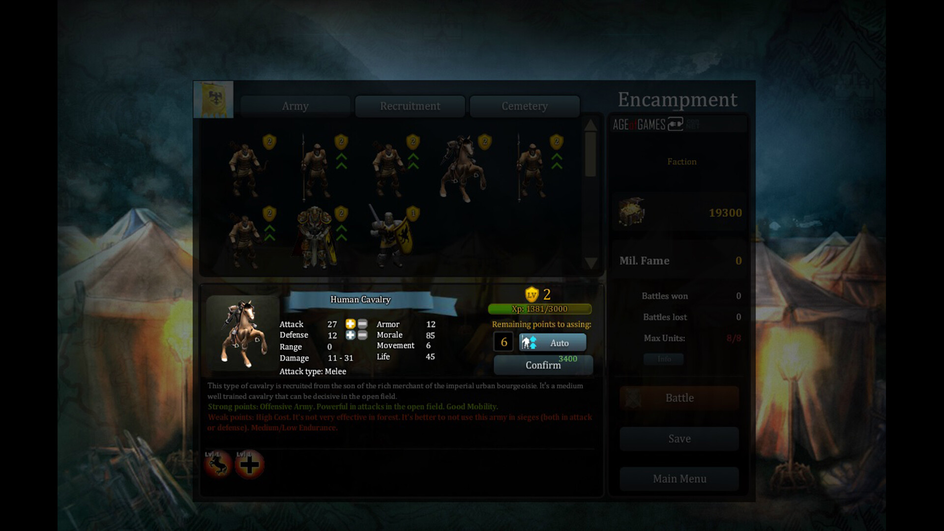 Fantasy Kommander: Eukarion Wars