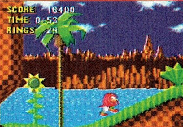 Knuckles the Echidna in Sonic the Hedgehog