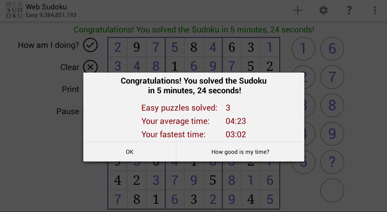 Web Sudoku