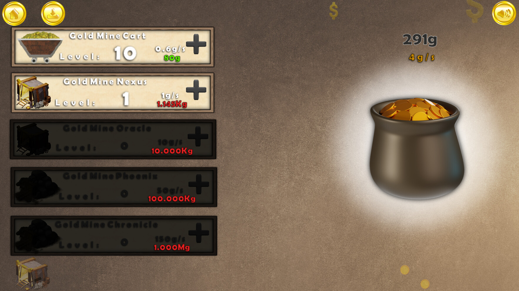 Gold Rush Clicker