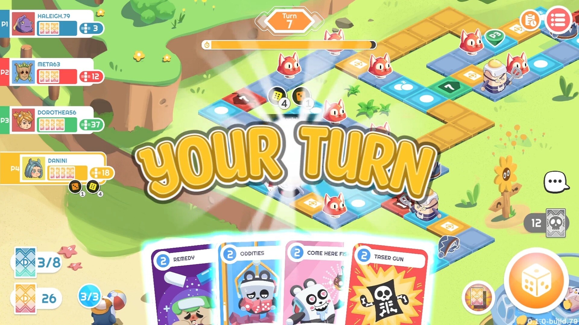 Dadoo: Twists, Turns, and Mischiefs