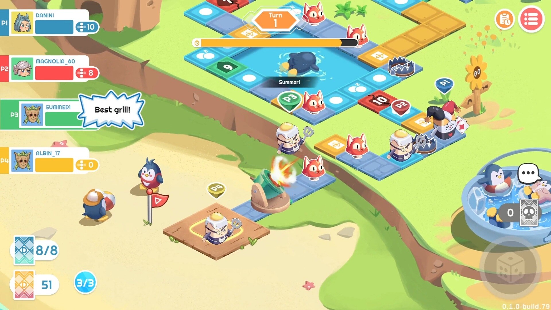 Dadoo: Twists, Turns, and Mischiefs